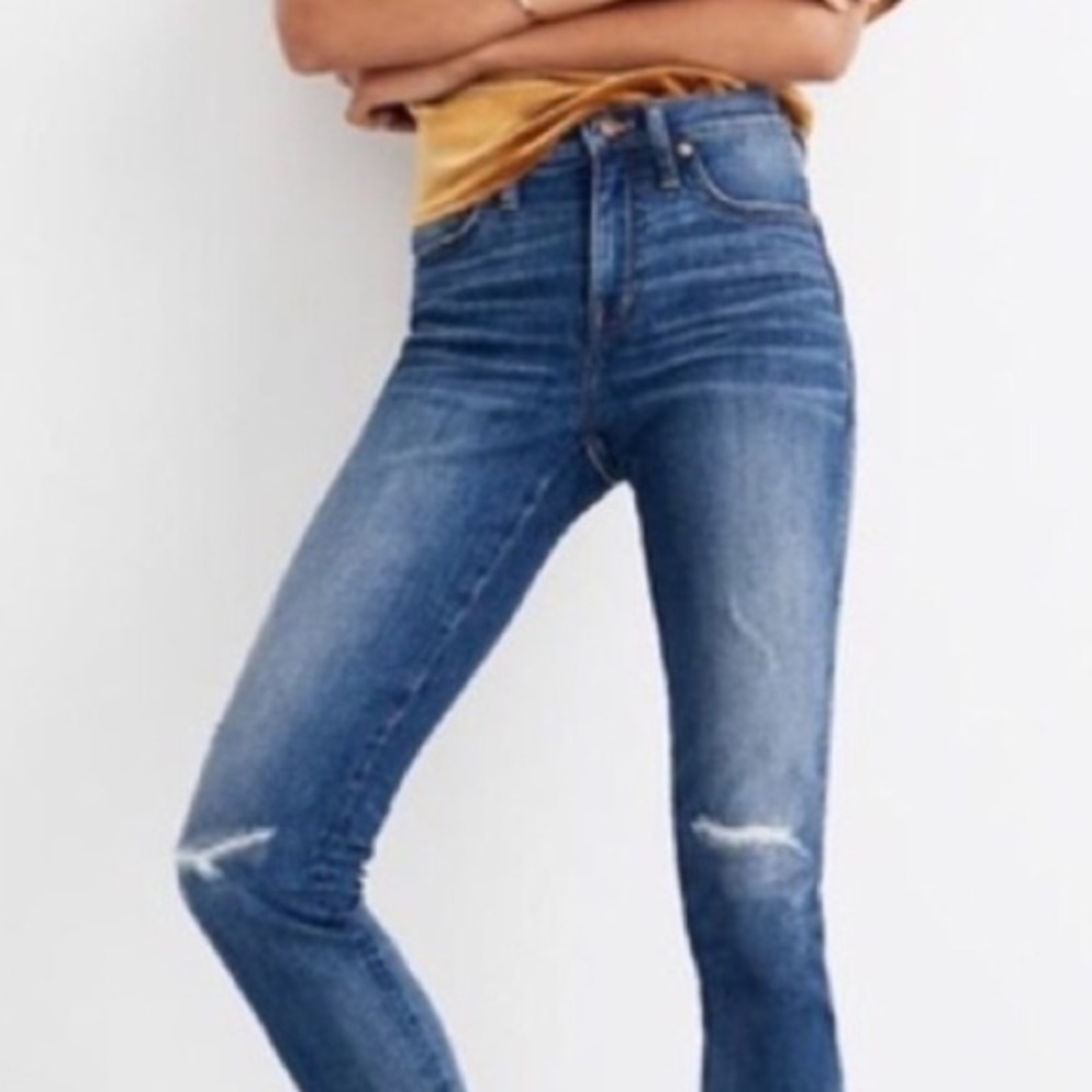 Madewell 9” high rise skinny